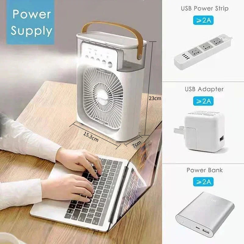 Desktop USB Air Cooler & Humidifier