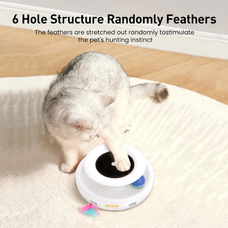 Feather and Ball Cat Toy Set